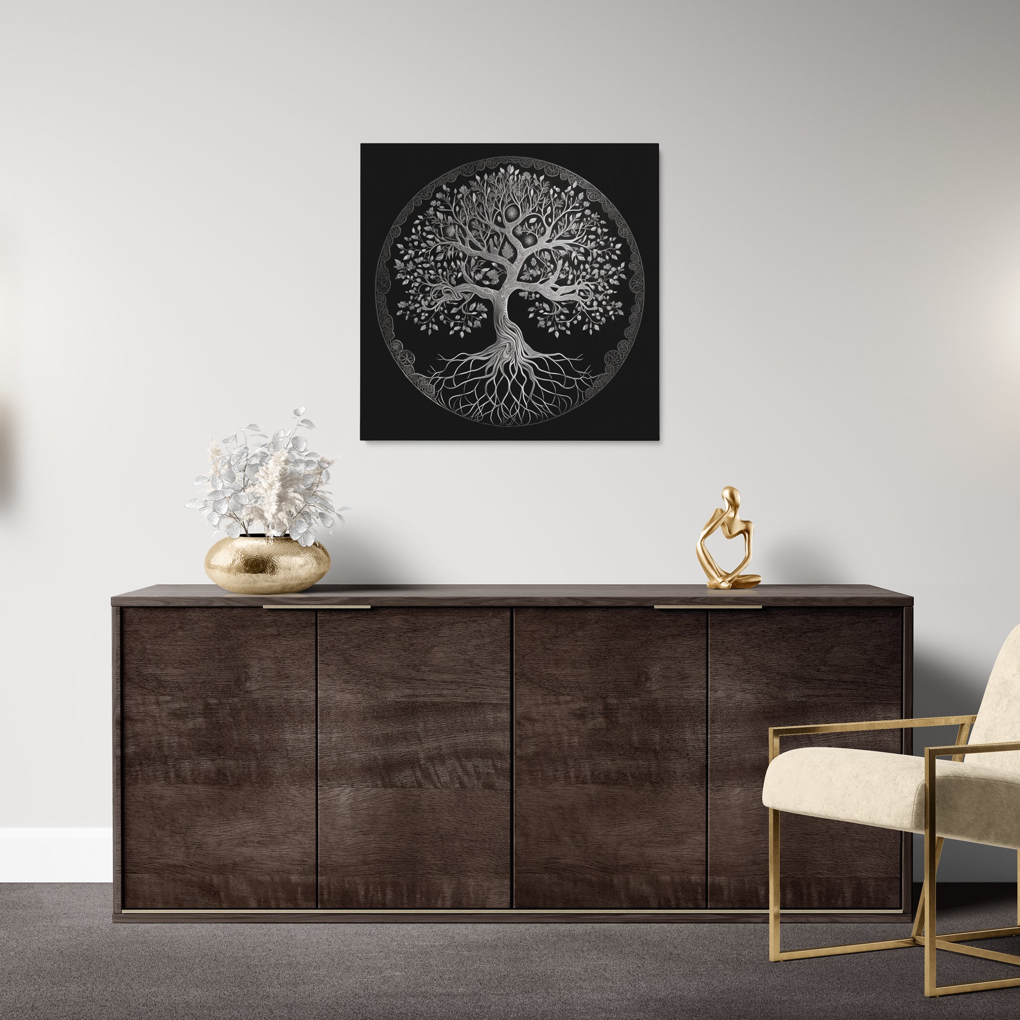 poster_Arbre_de_vie_argent