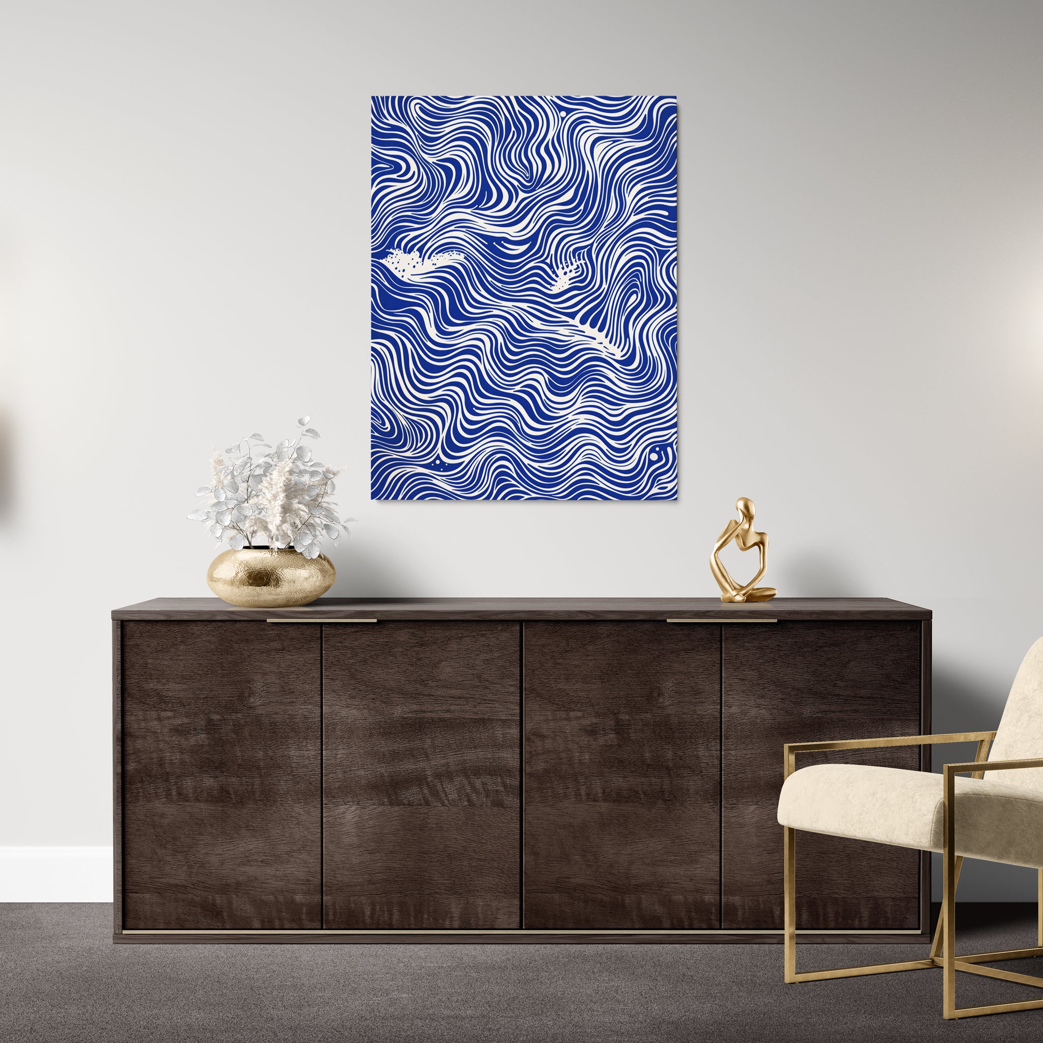 poster_abstrait_moderne_bleu