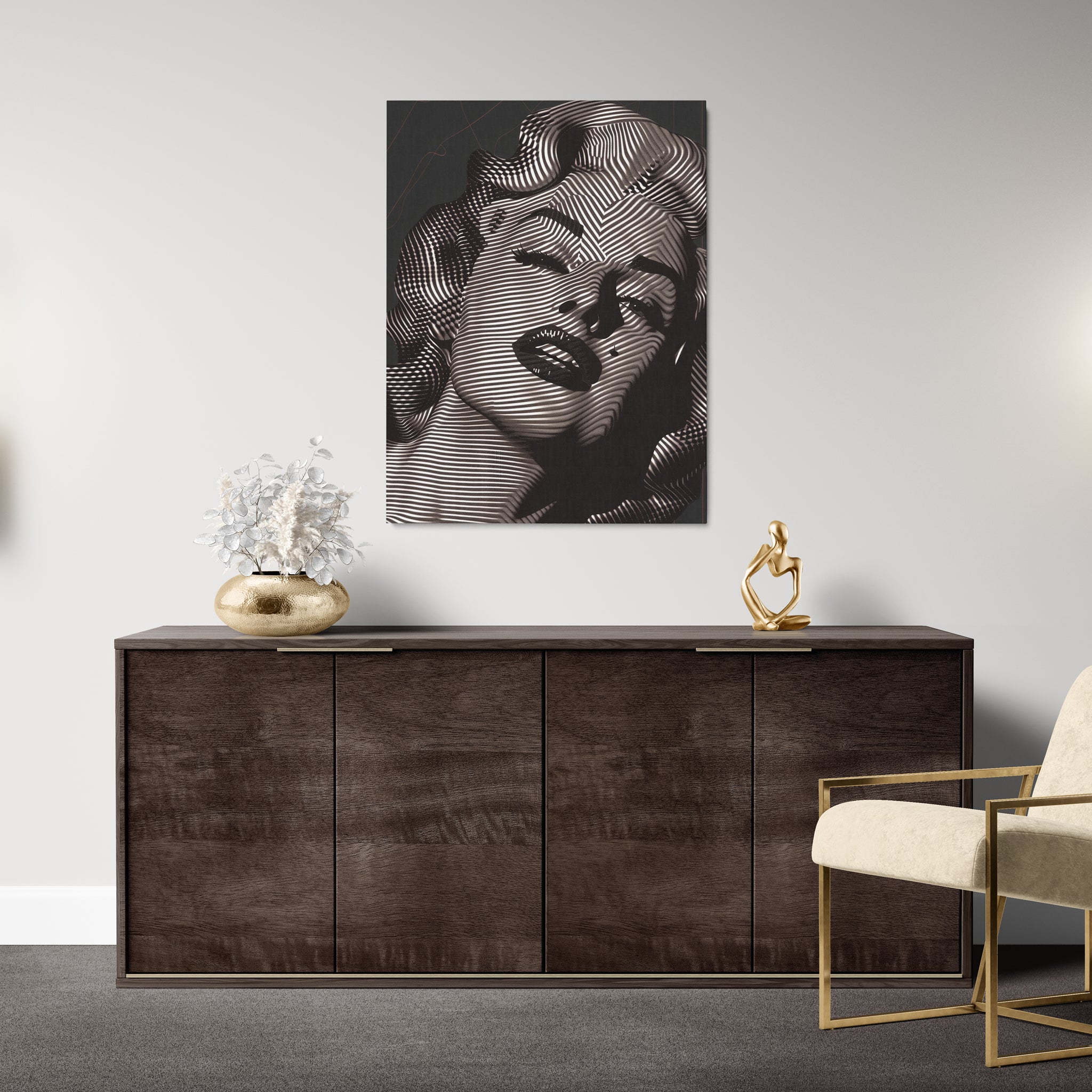 poster_pop_art_noir_et_blanc