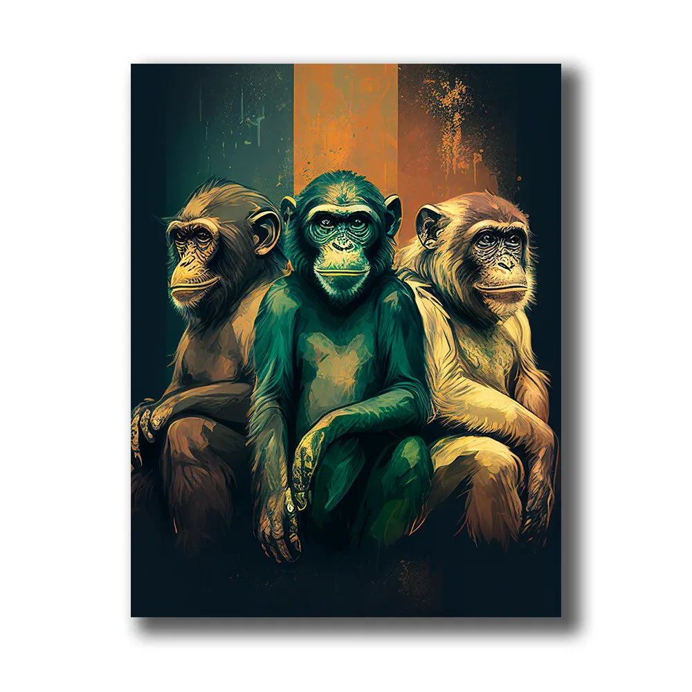 Tableau Singe de la Sagesse