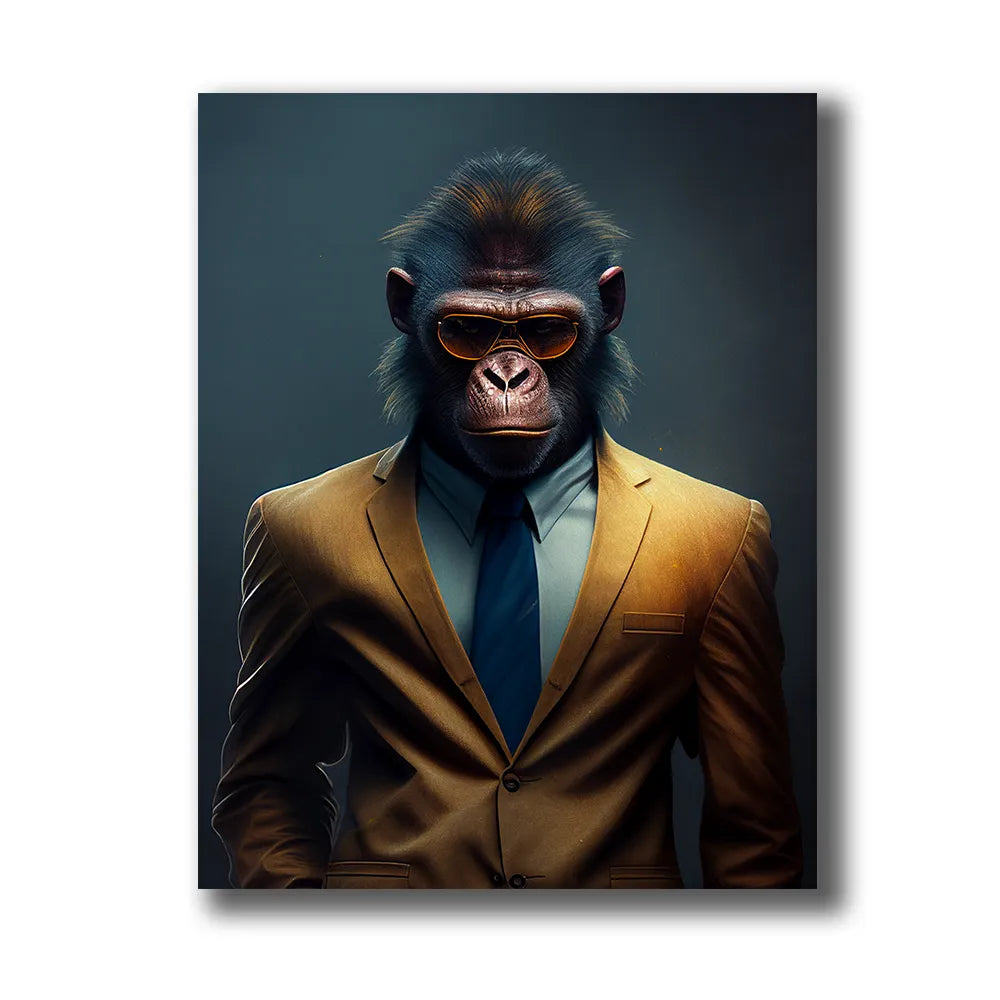 Tableau Singe Gangster