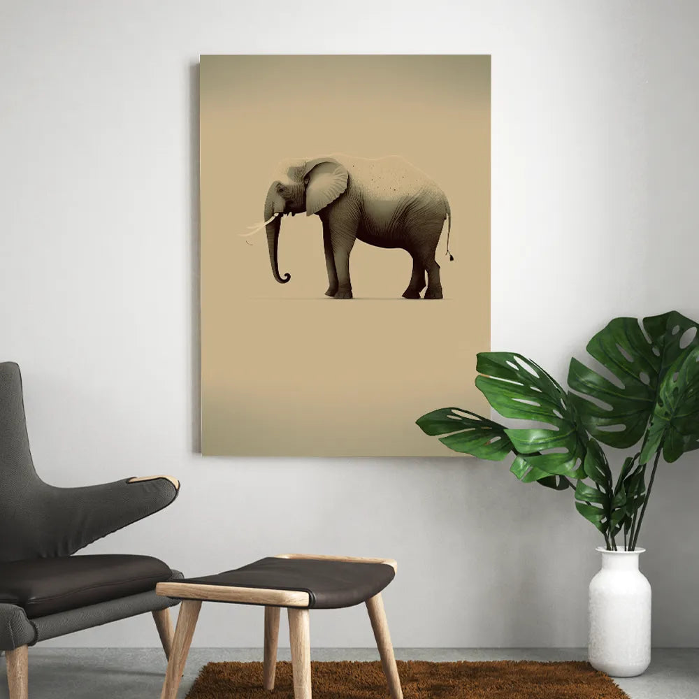 tableau animaux elephant