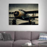 tableau avion vintage