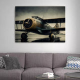 tableau avion vintage