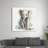 tableau bebe éléphant