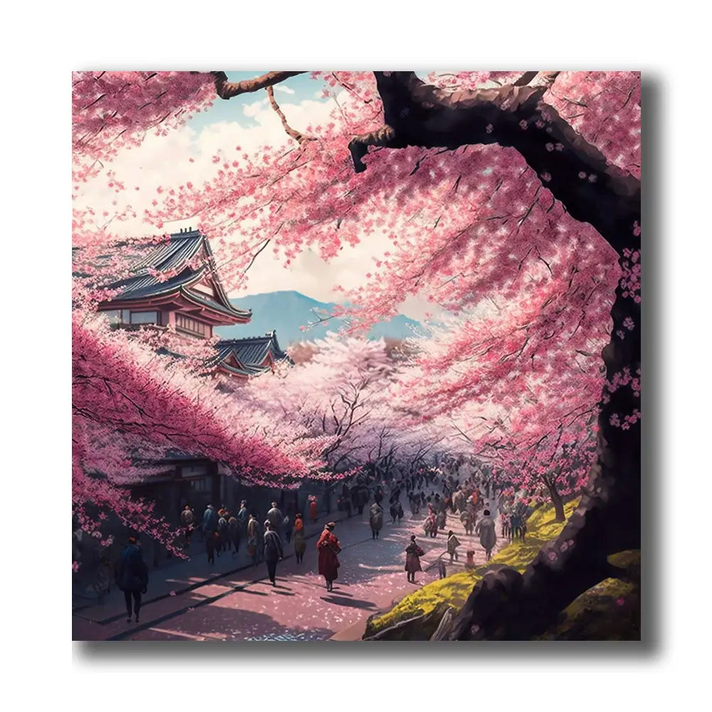 Moderne Impression sur Verre Asie Japon Cerise Japonaise Moderne Impression sur Verre Asie Japon Cerise Japonaise