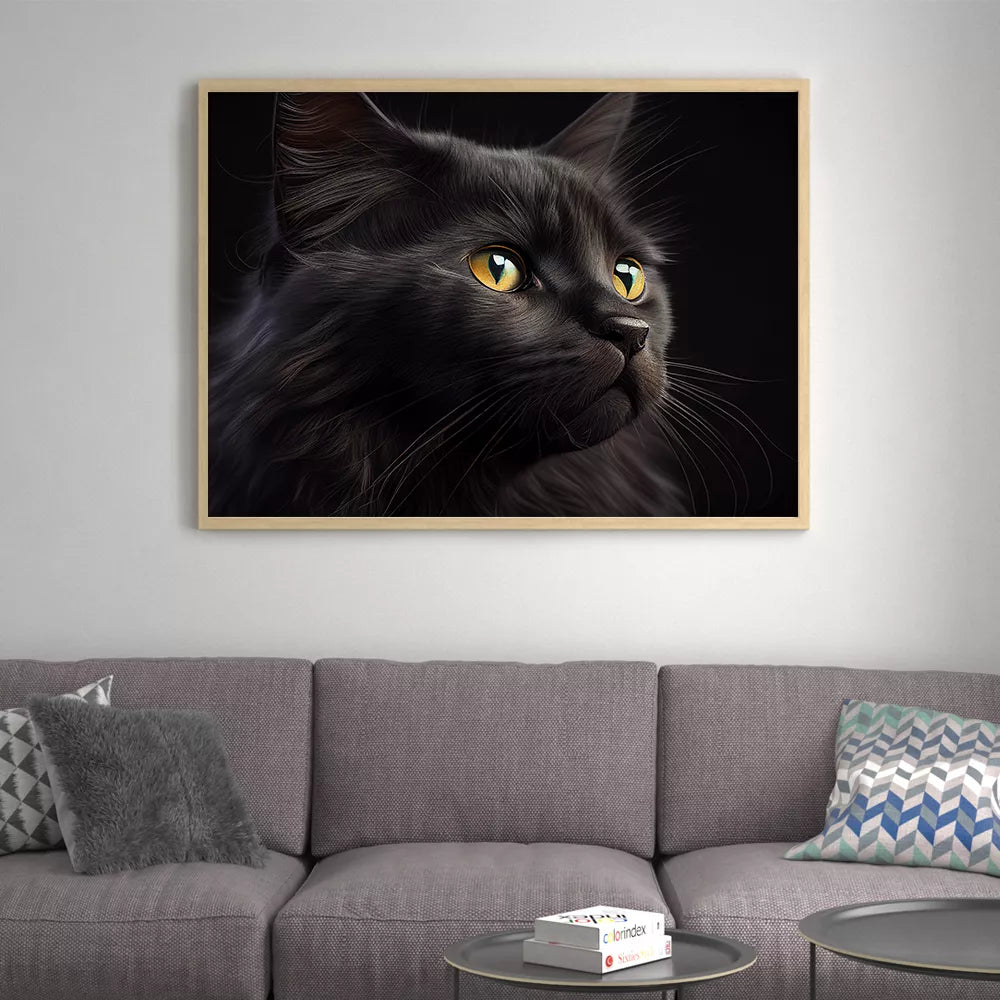 tableau-chat-noir
