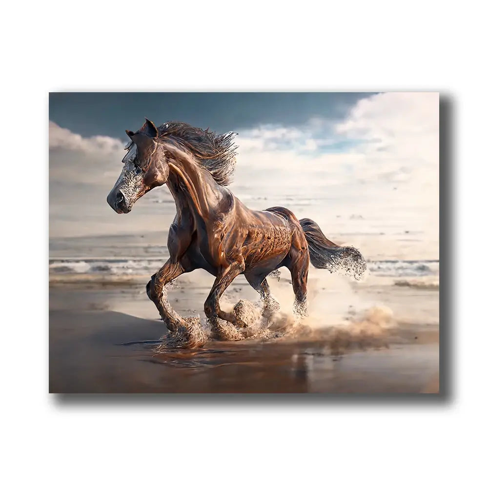 cheval qui court