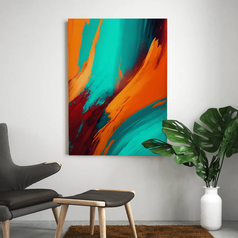 tableau coloré abstrait