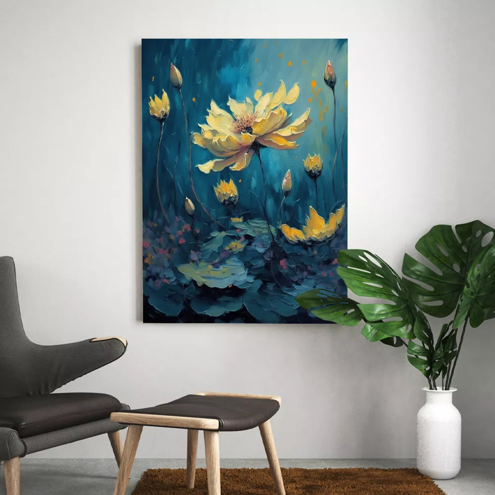 tableau-de-fleurs-moderne