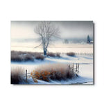 tableau de paysage d hiver