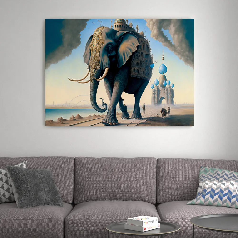 tableau elephant dali