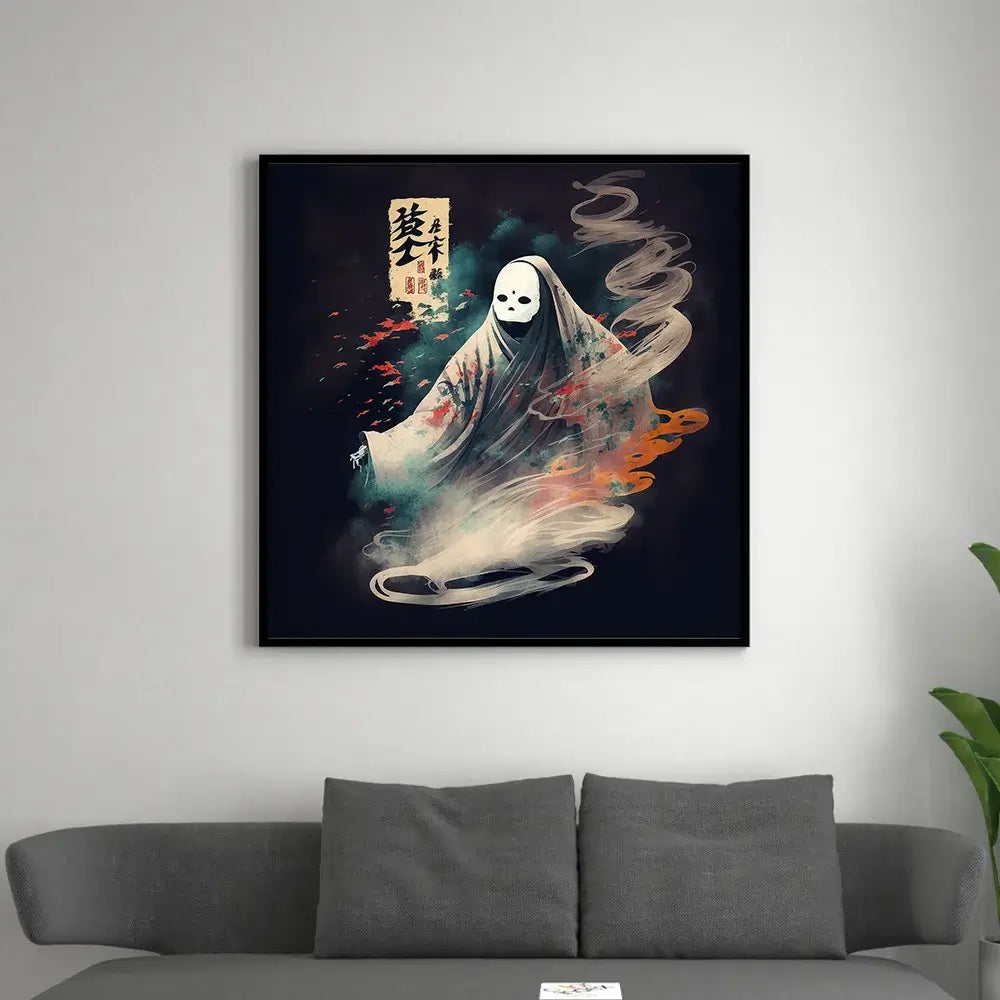 esprit japonais dans un tableau moderne