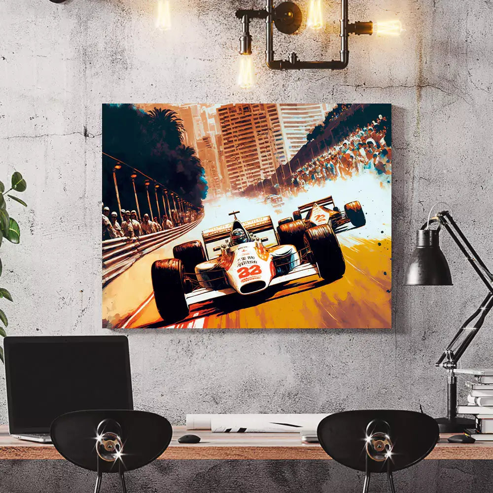 tableau f1 vintage