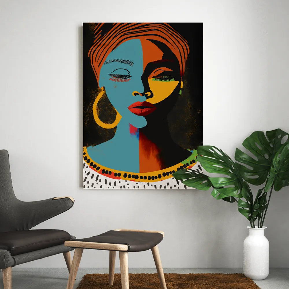 tableau-femme-africaine-moderne