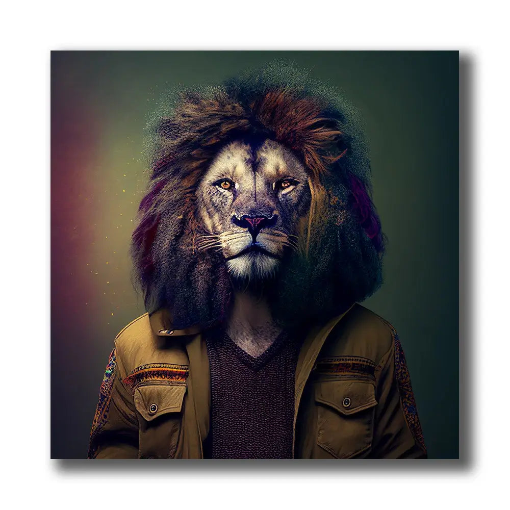 homme lion