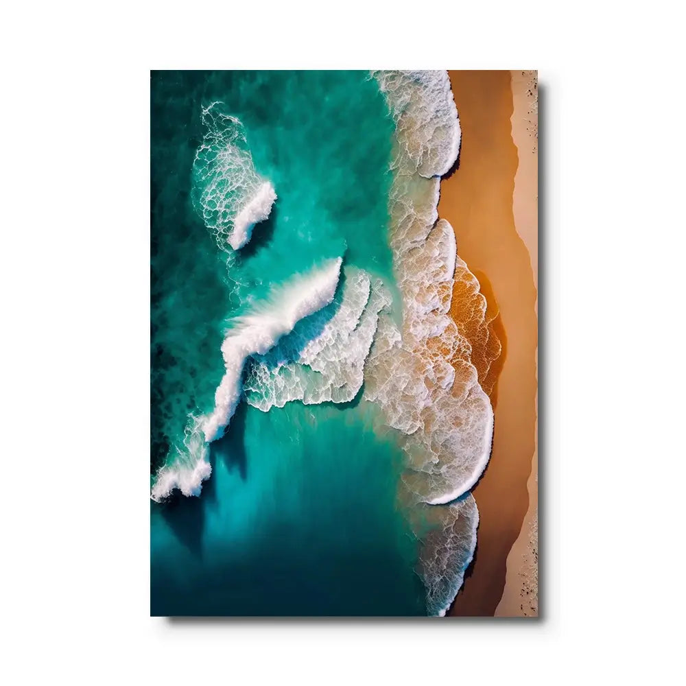 tableau lagon bleu