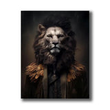 Tableau lion humain