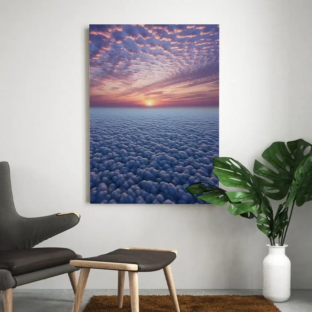 tableau mer de nuages