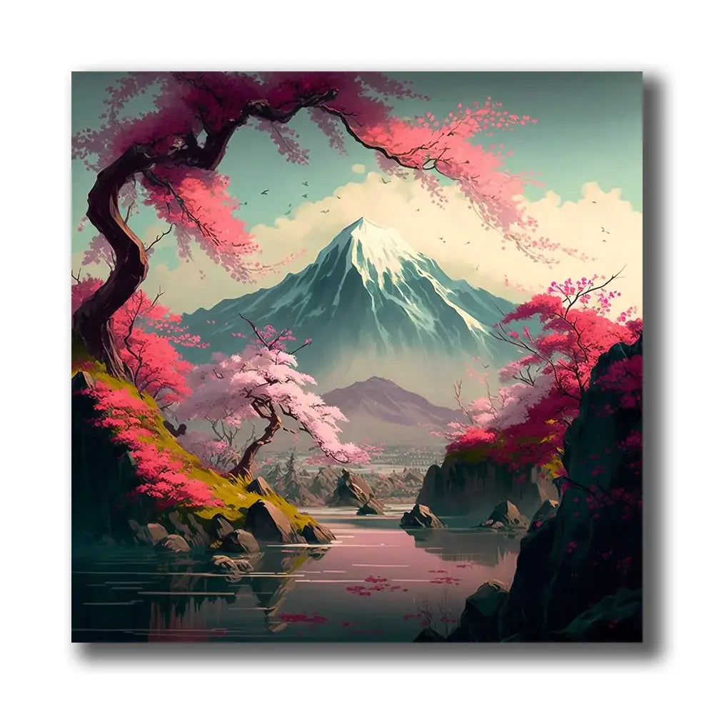 tableau montagne japonaise