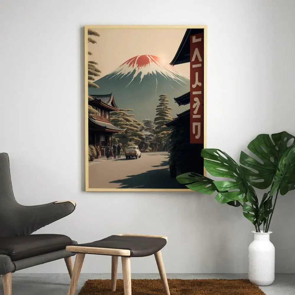 tableau mural japonais