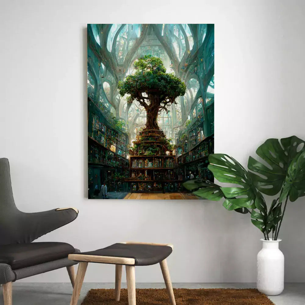 tableau original arbre