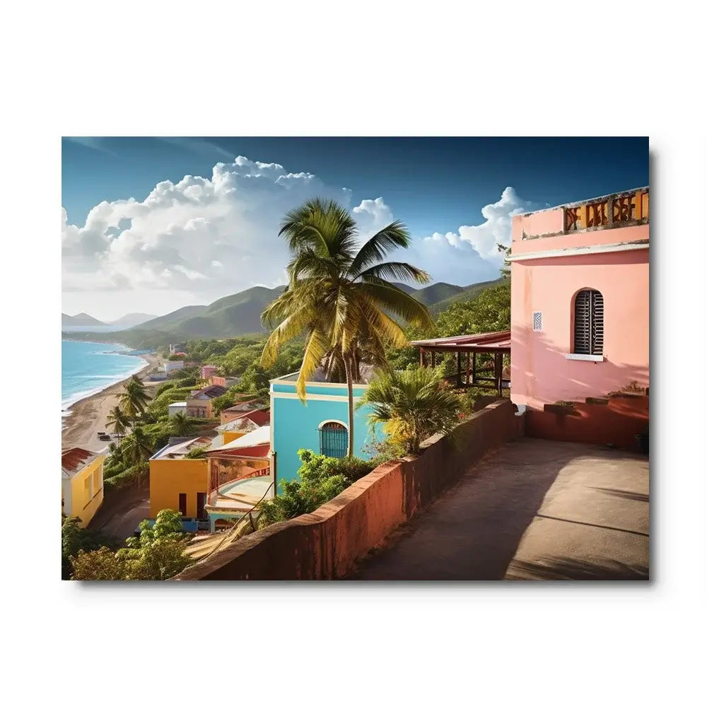 tableau paysage antilles
