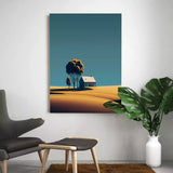 tableau paysage moderne