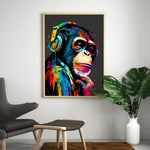 tableau-singe-avec-casque