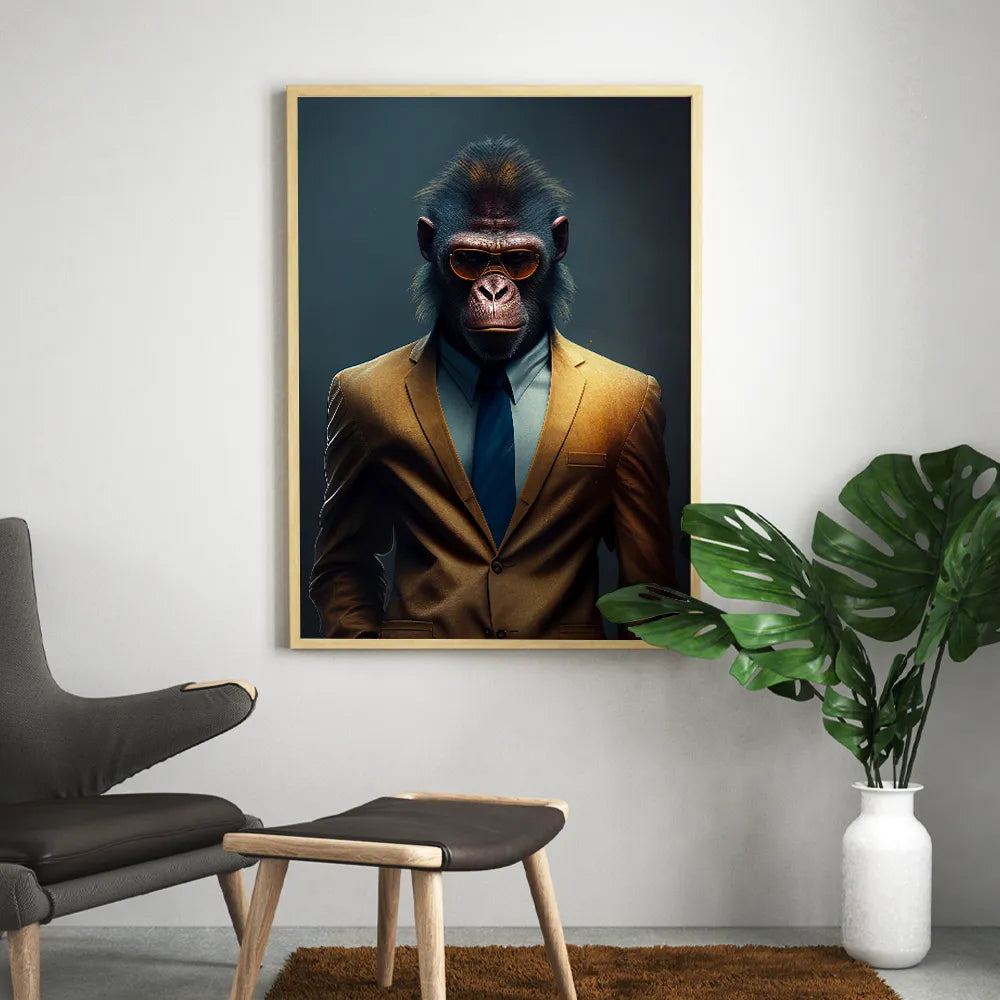 tableau-singe-gangster
