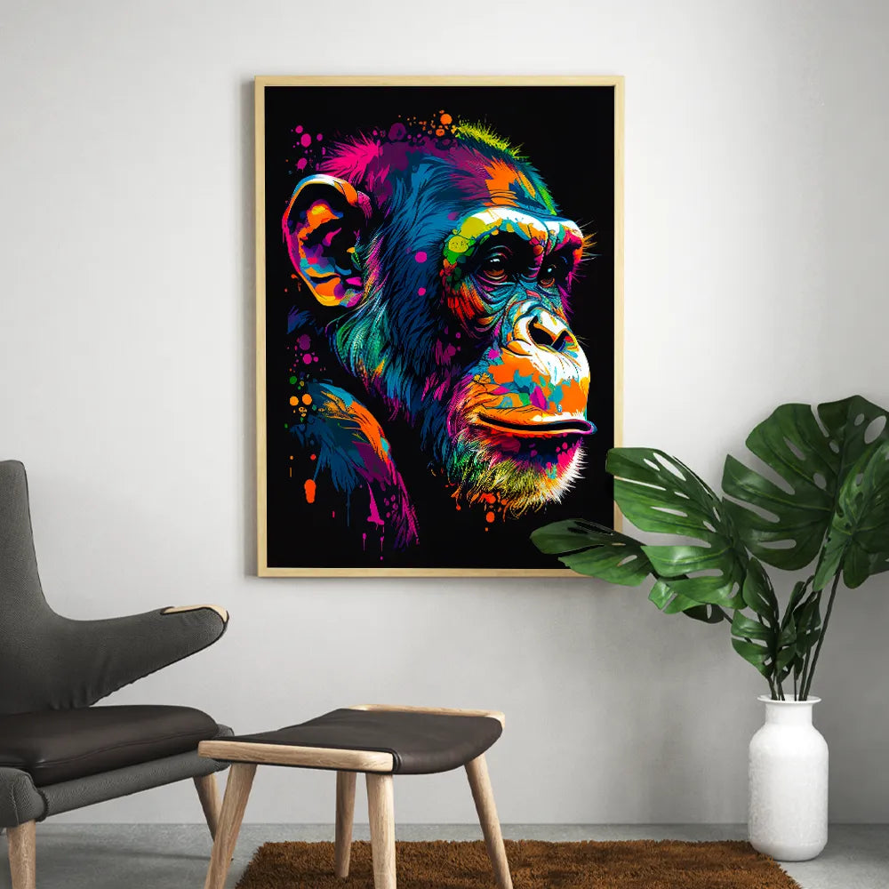tableau-singe-pop-art