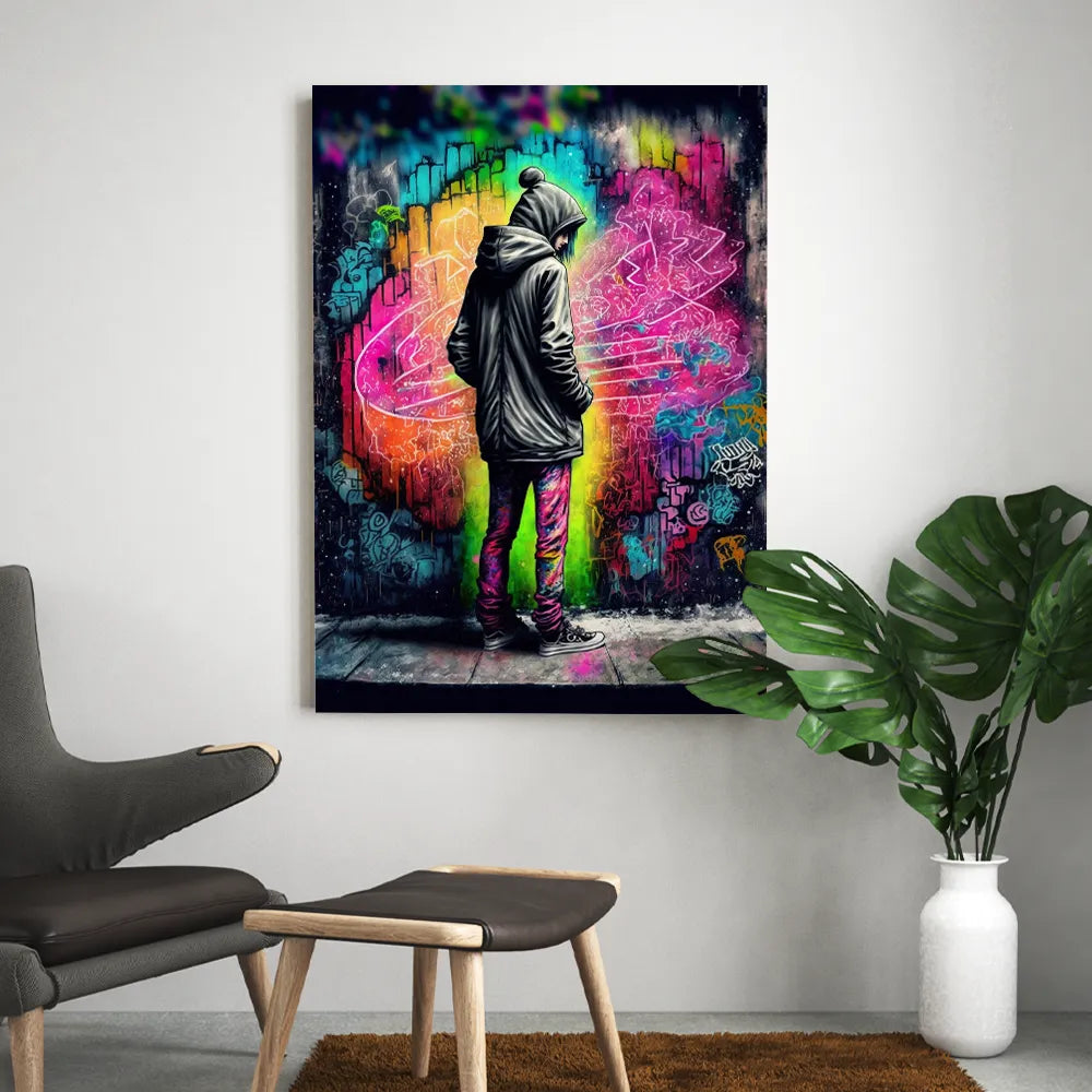 Tableau Street Art Original Unique et Authentique | IA Galerie