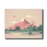 tableau style japonais mont fuji