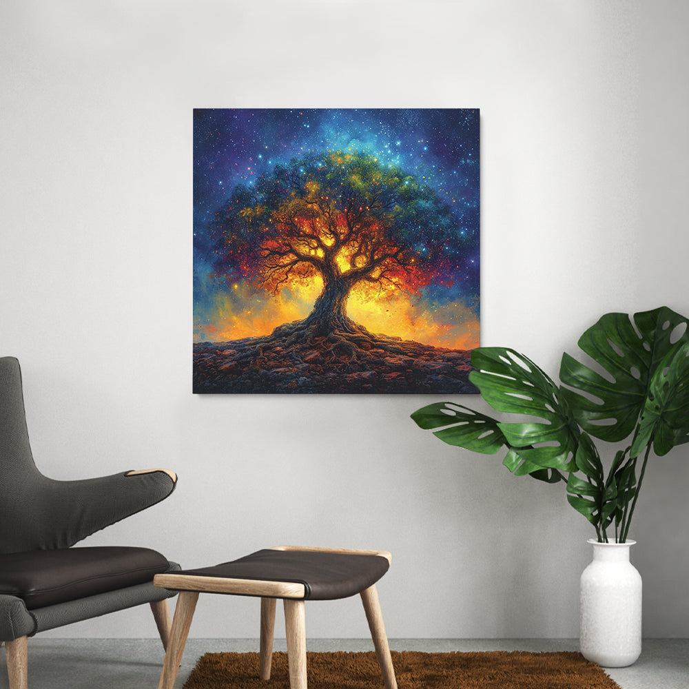 tableau_arbre_de_vie_multicolore