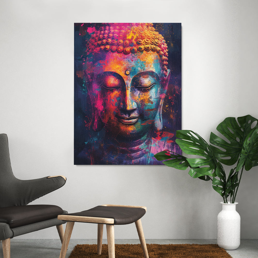 tableau_bouddha_colore