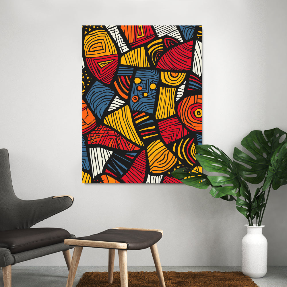 tableau_d'art_abstrait_africain