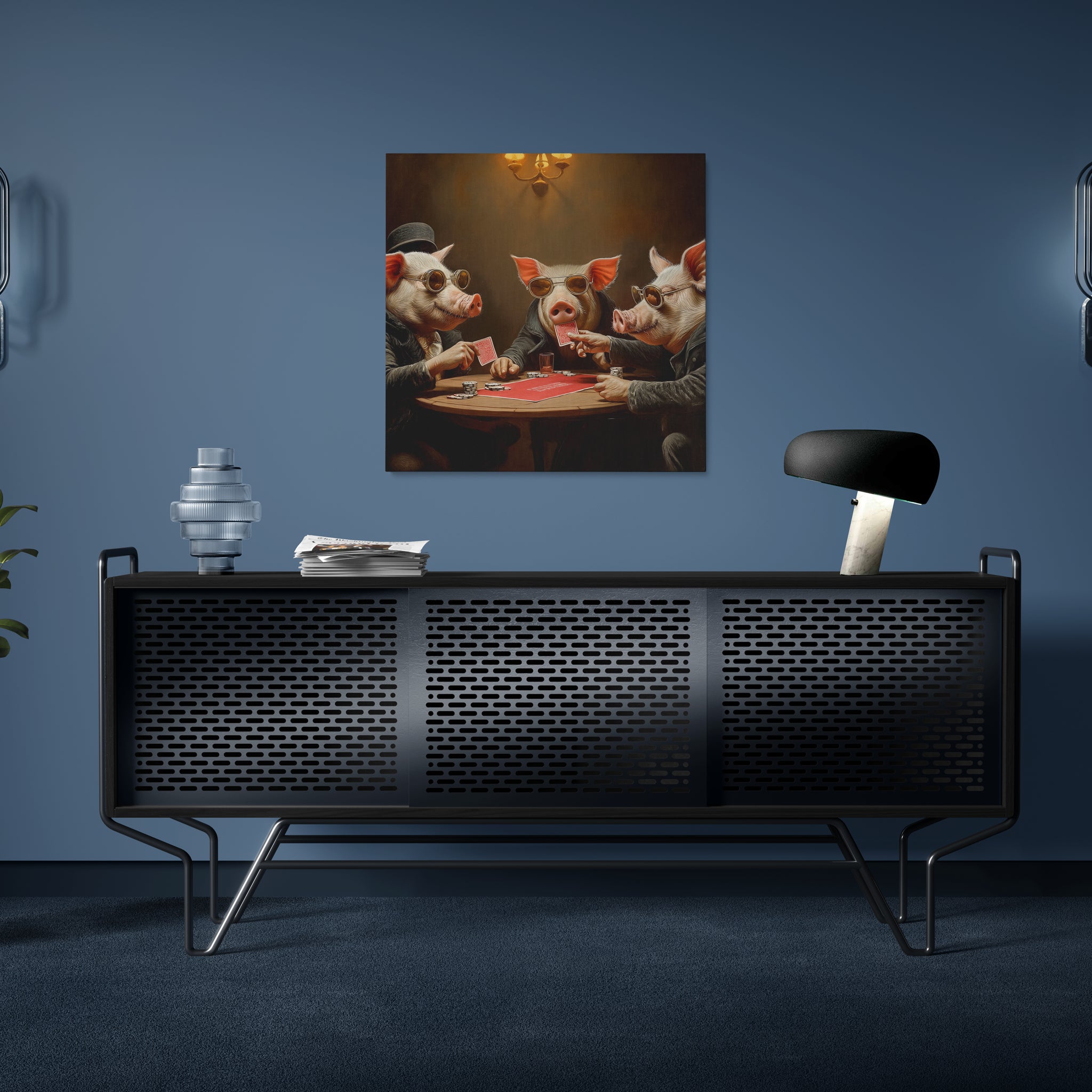 tableau_deco_animaux_poker