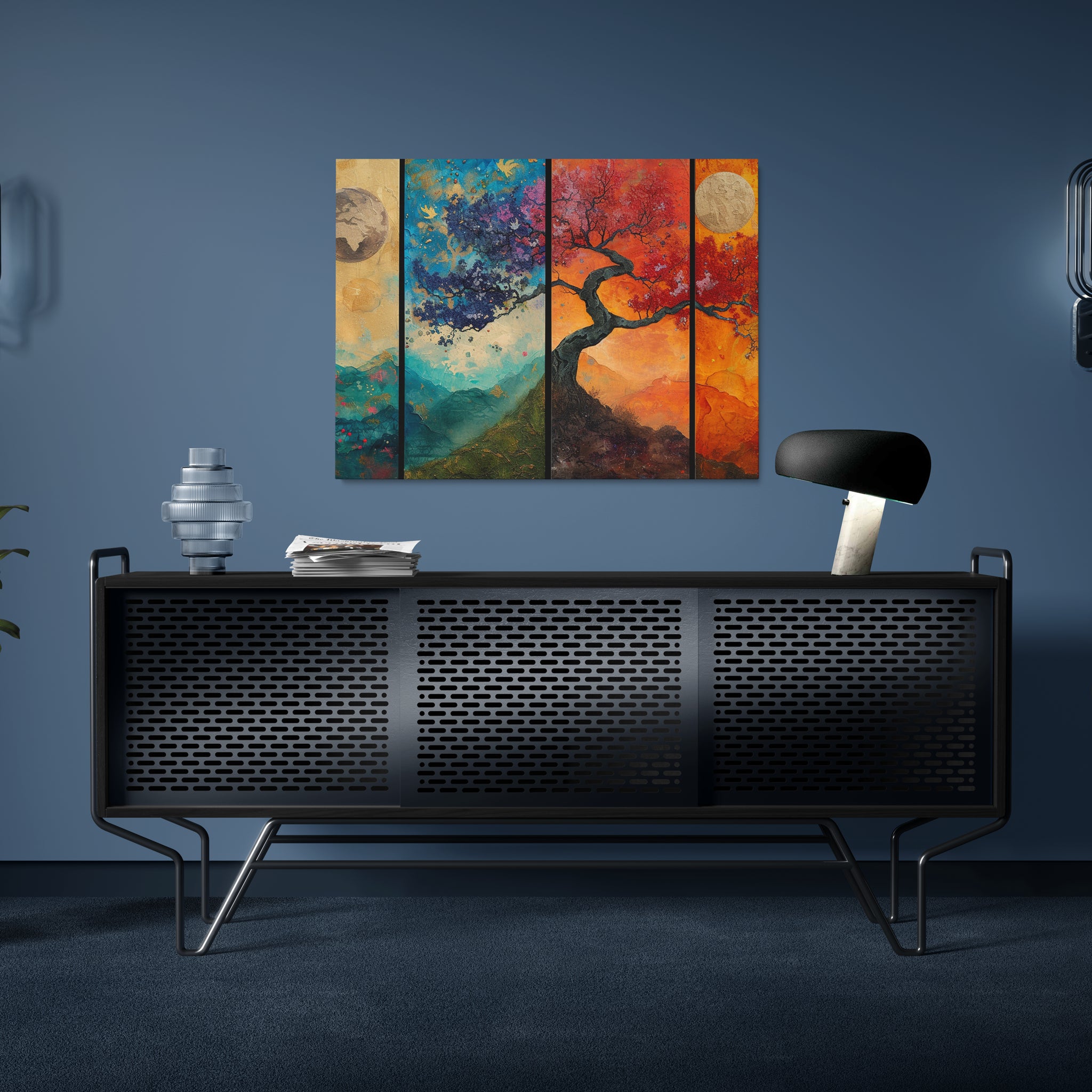 tableau_deco_arbre_de_vie_4_saisons