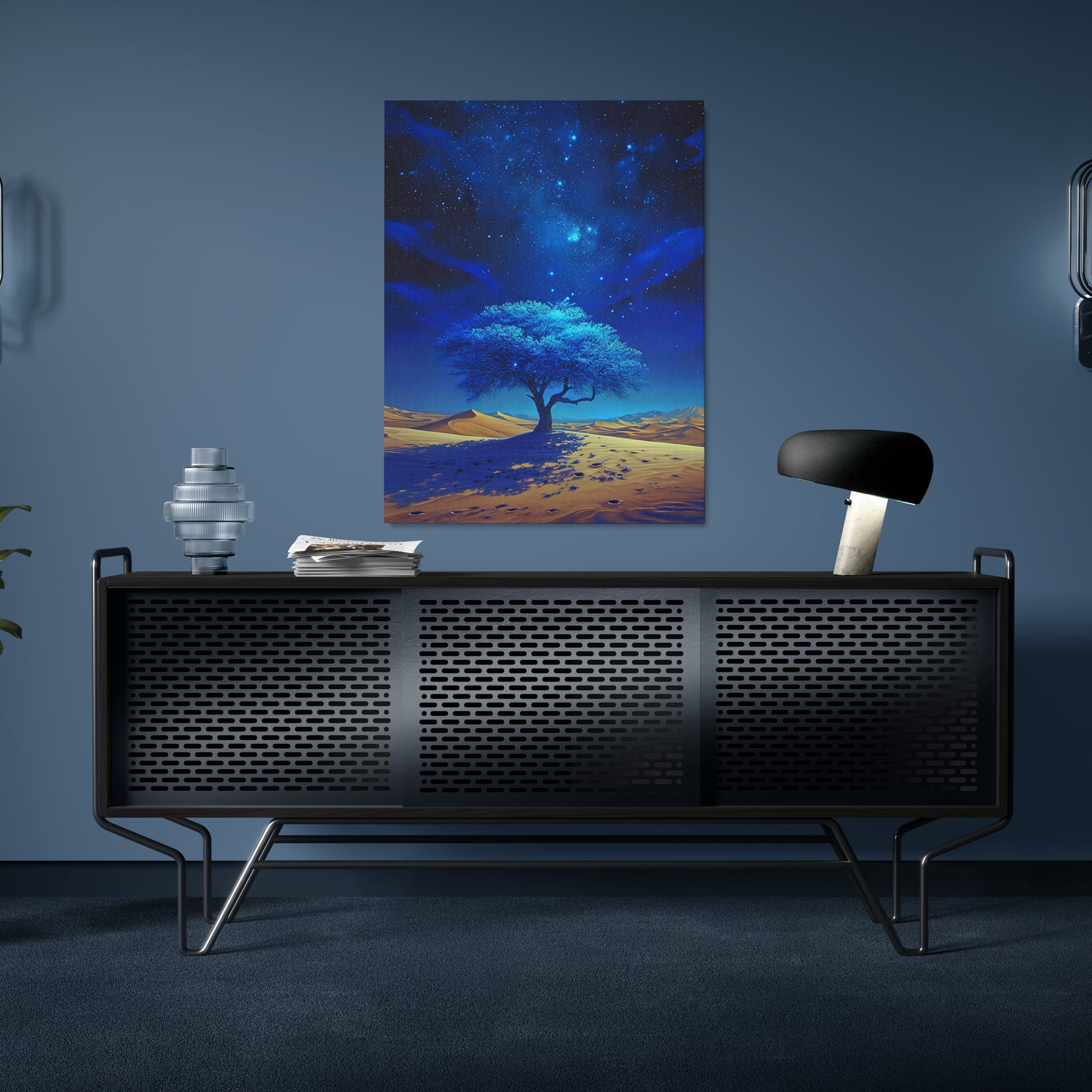 tableau_deco_arbre_de_vie_bleu
