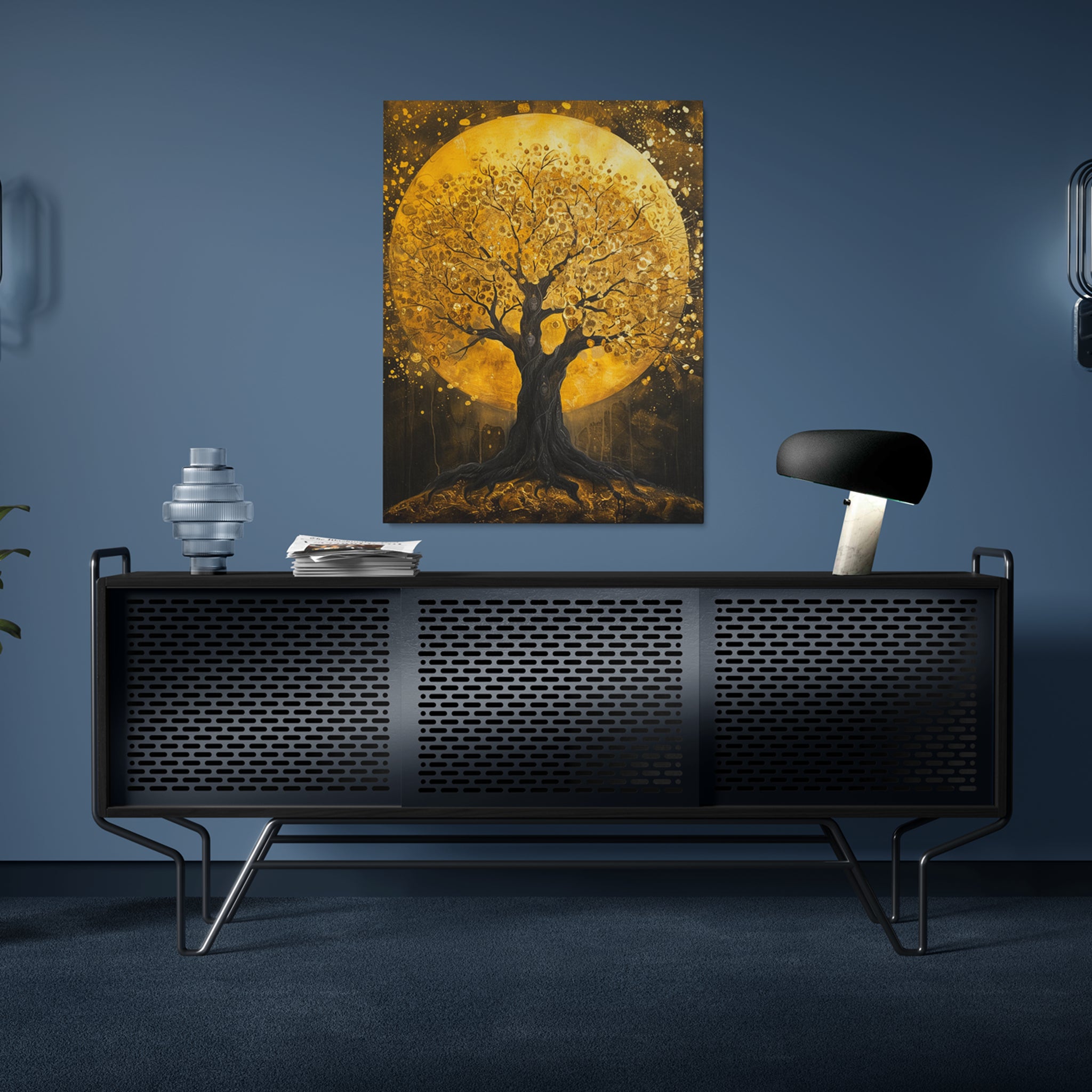tableau_deco_arbre_de_vie_dore