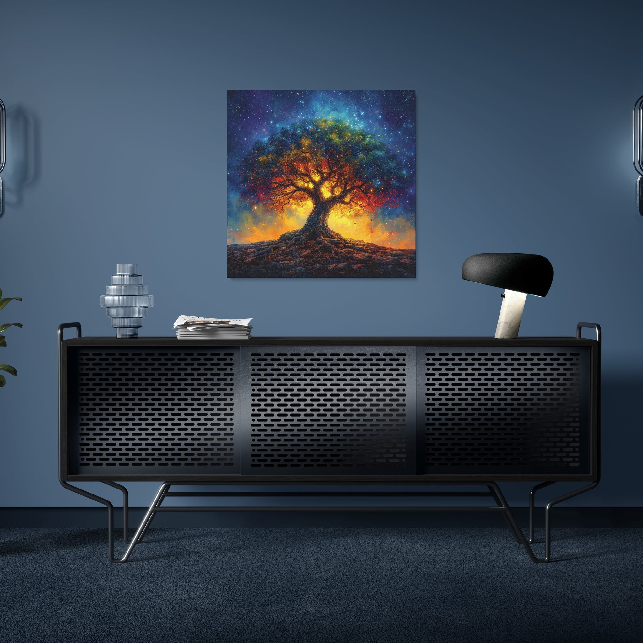 tableau_deco_arbre_de_vie_multicolore