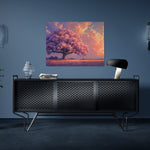 tableau_deco_arbre_de_vie_rose