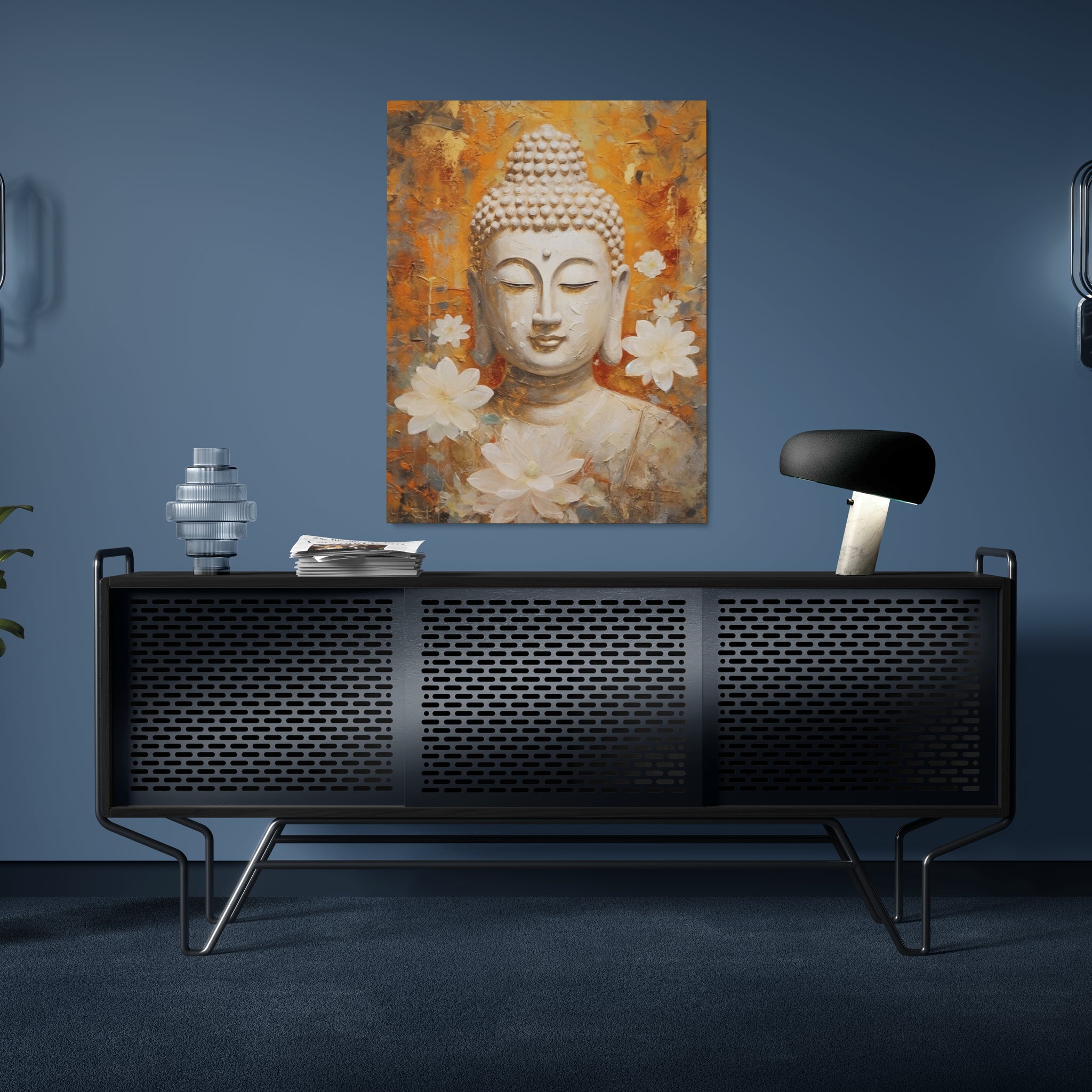 tableau_deco_bouddha_blanc