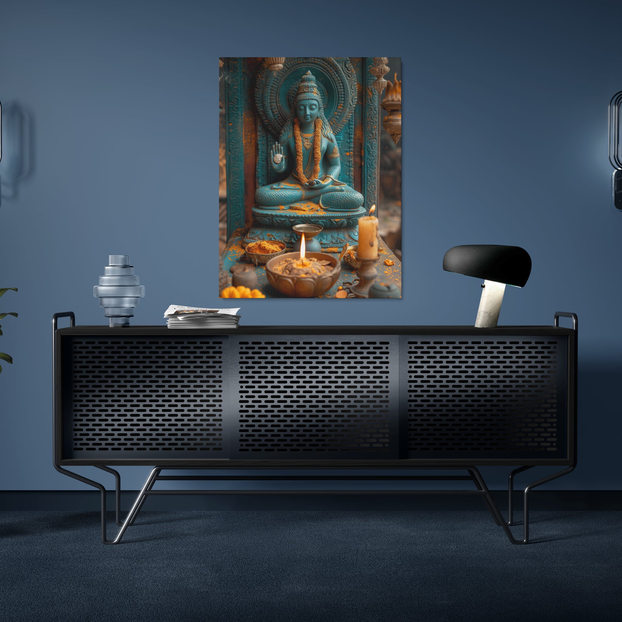 tableau_deco_bouddha_bougies