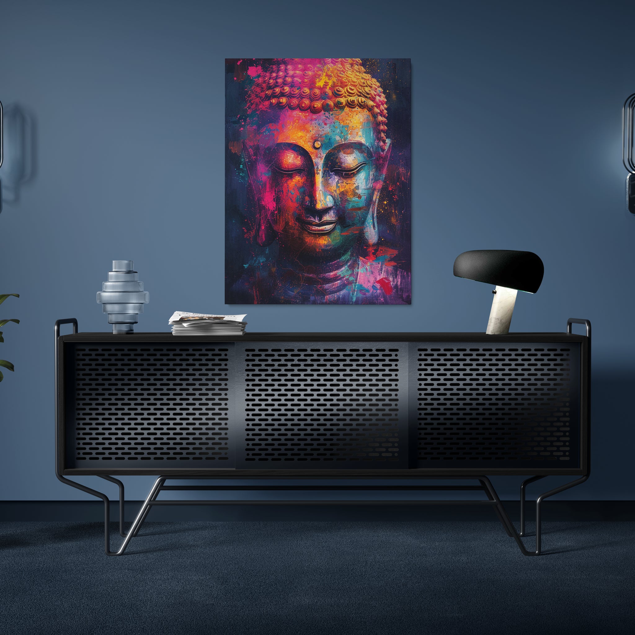 tableau_deco_bouddha_colore