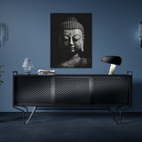 tableau_deco_bouddha_noir_et_blanc