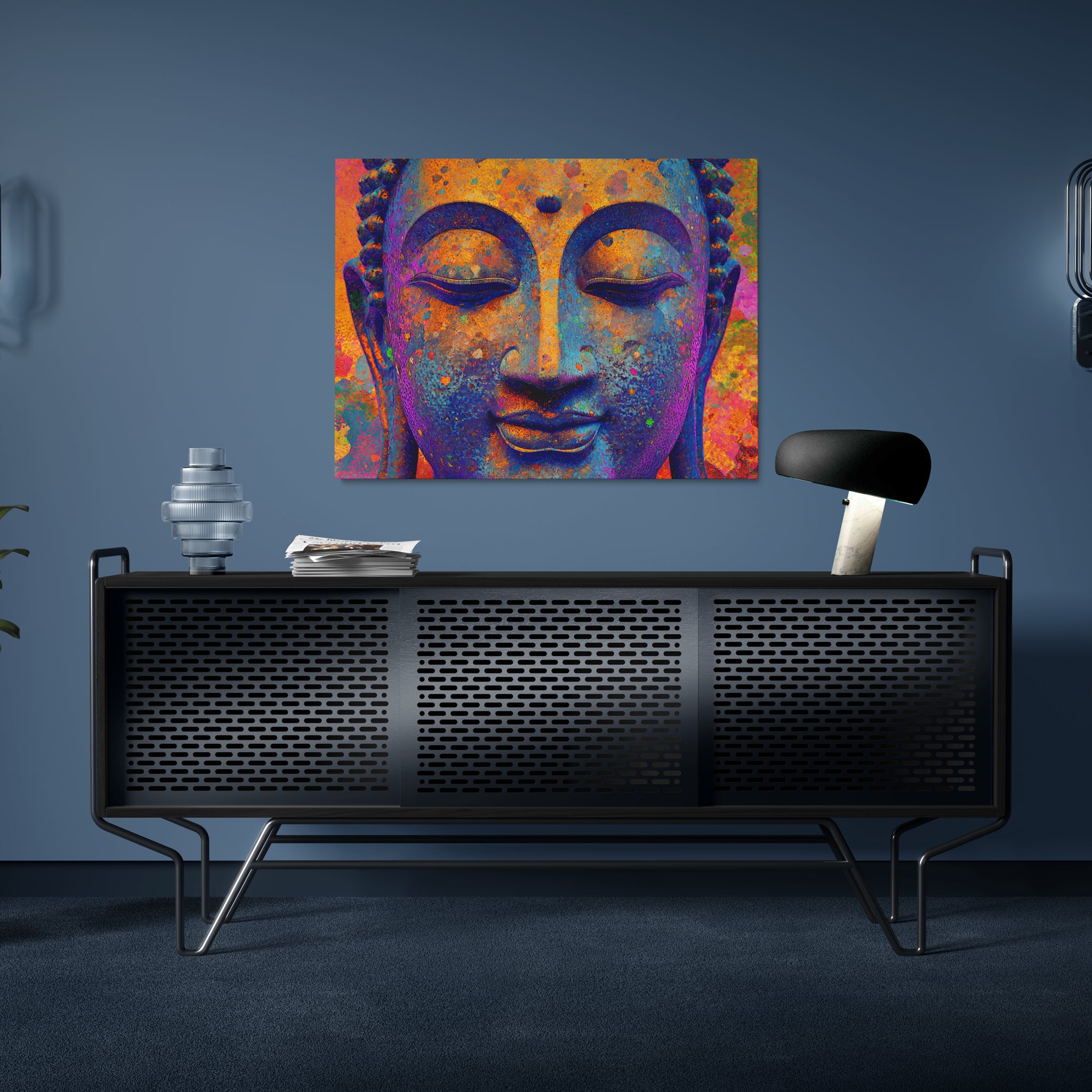tableau_deco_bouddha_pop_art
