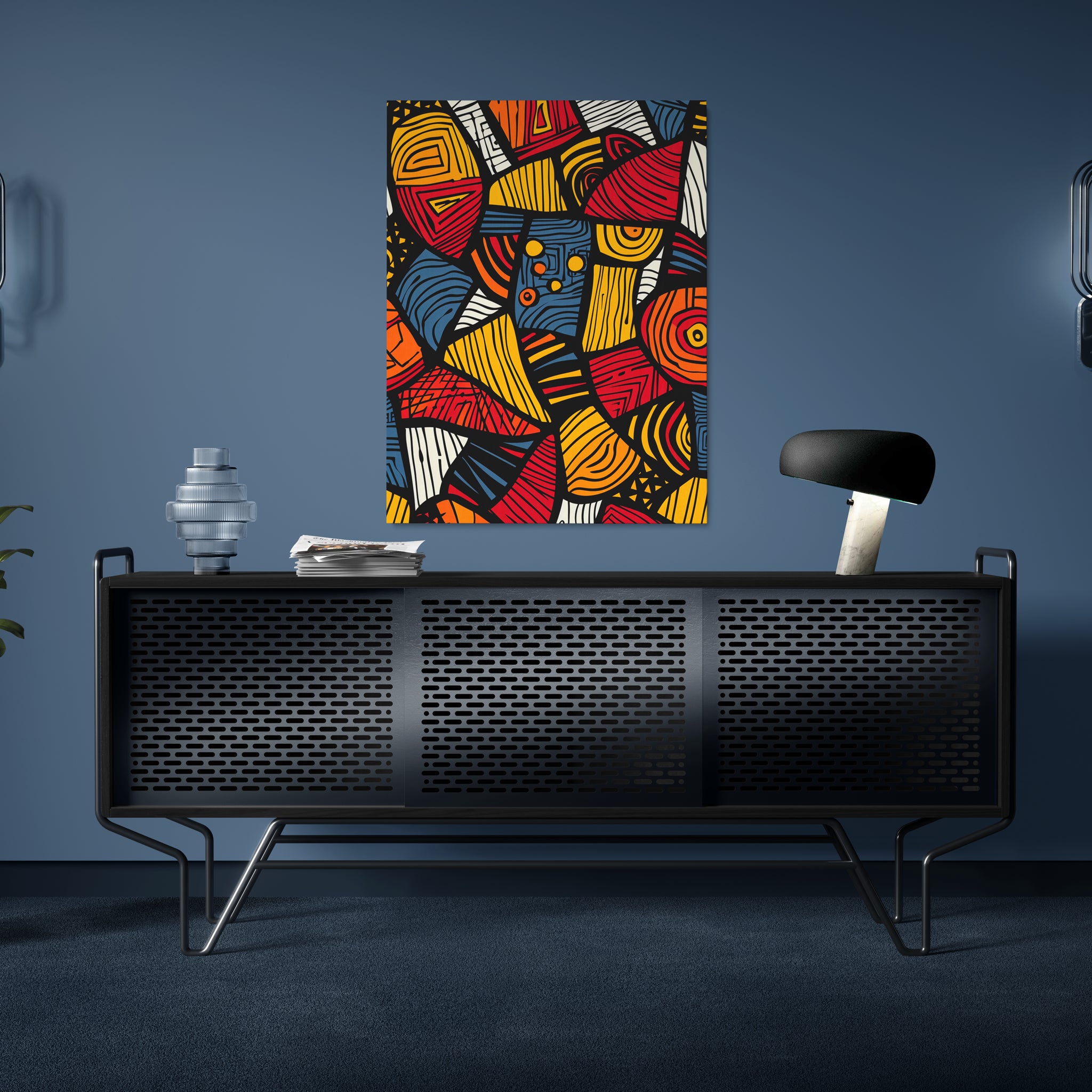 tableau_deco_d'art_abstrait_africain