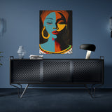 tableau_deco_femme_africaine_moderne