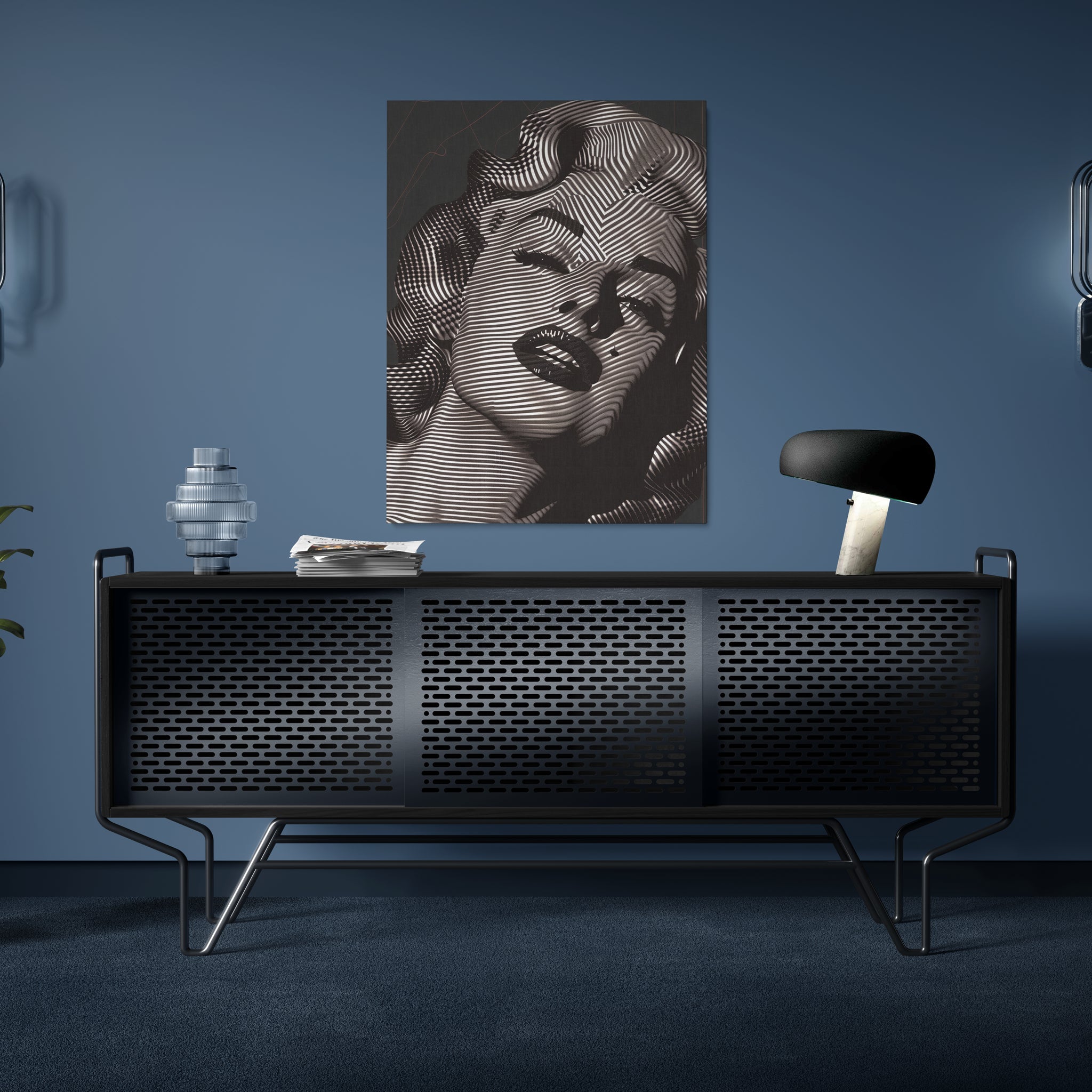 tableau_deco_pop_art_noir_et_blanc